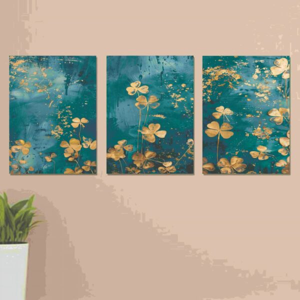 Set of 3 Wall Art Wooden Phototile Frames
